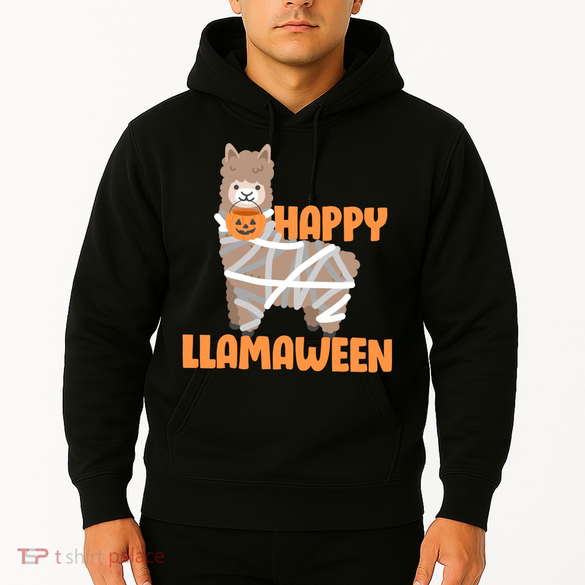 Happy Llamaween Llama Halloween Hoodie