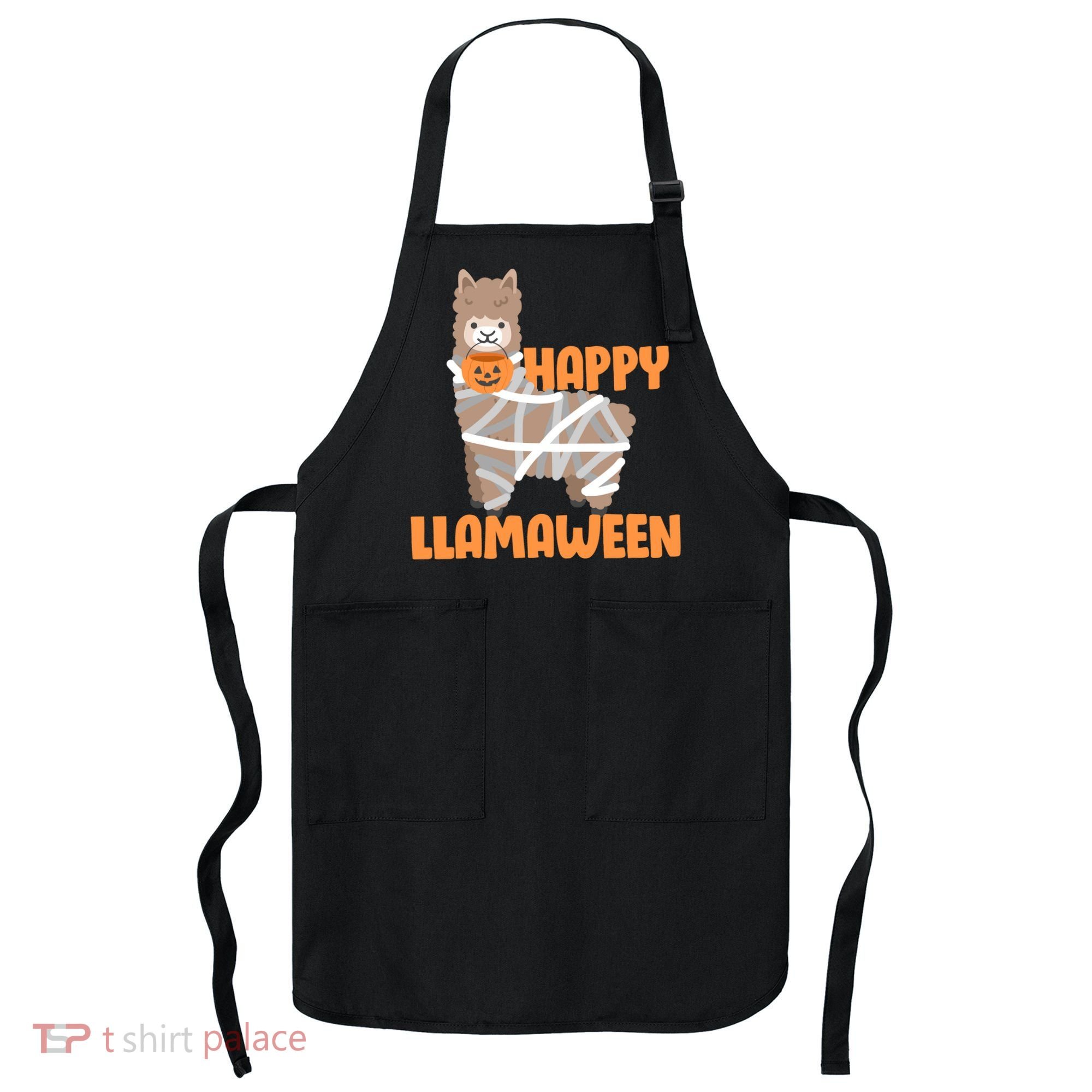 Happy Llamaween Llama Halloween Apron