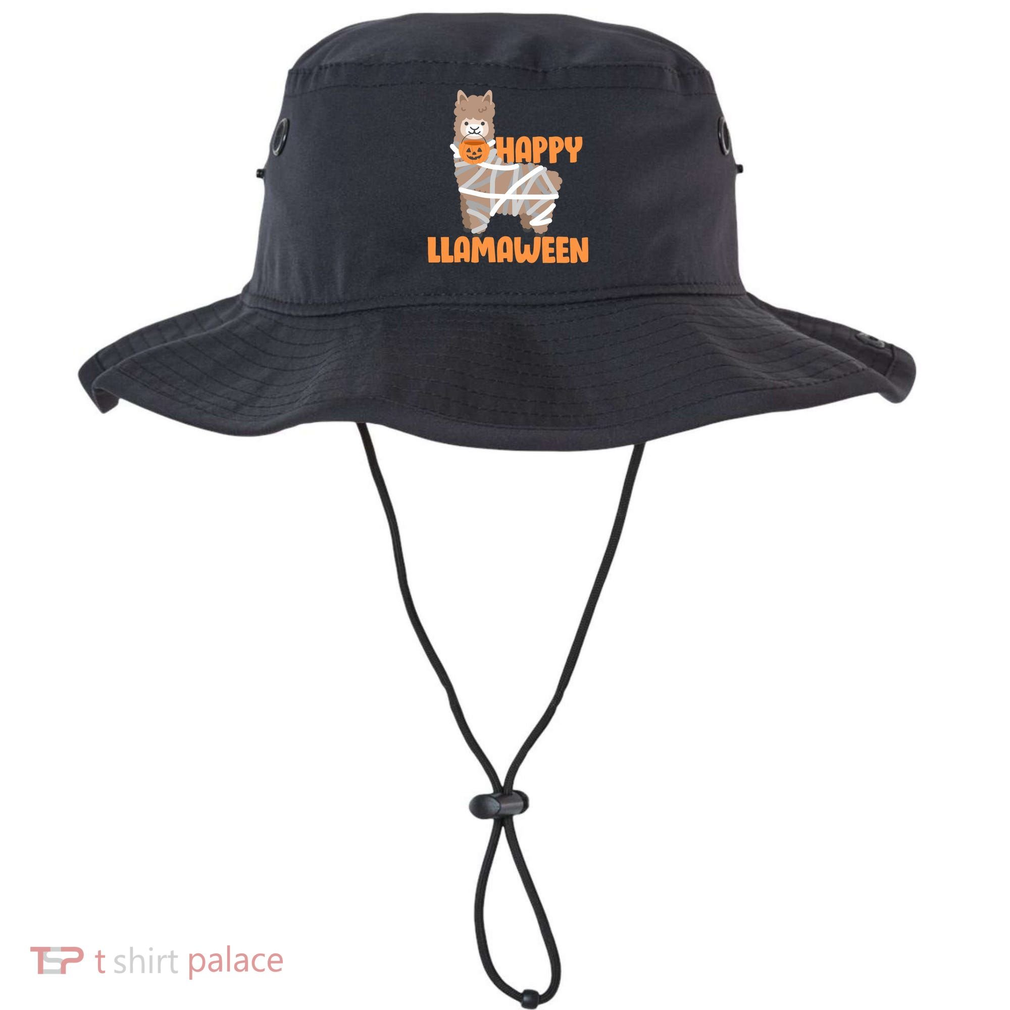 Happy Llamaween Llama Halloween Bucket Hat