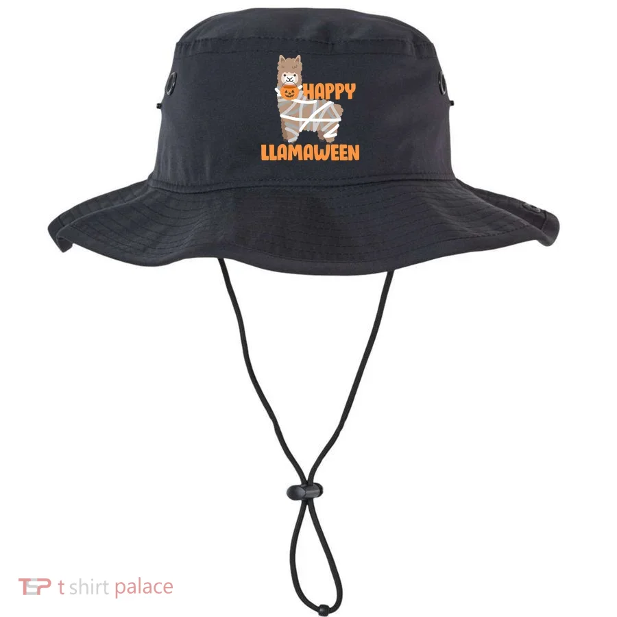 Happy Llamaween Llama Halloween Bucket Hat