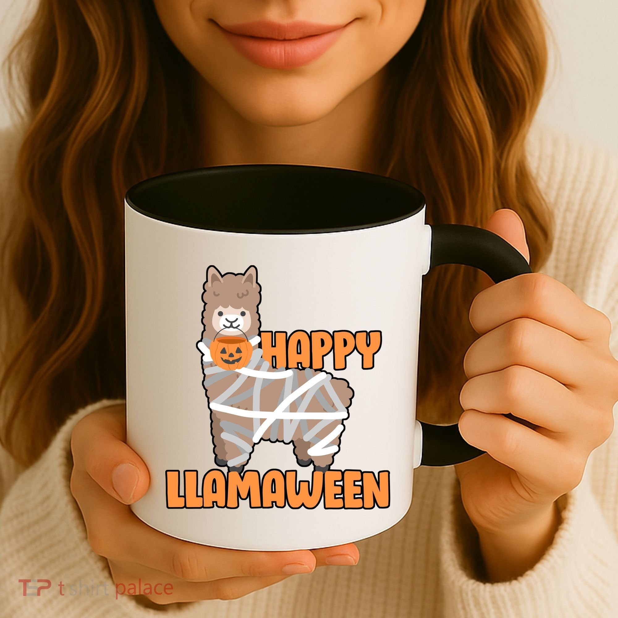 Happy Llamaween Llama Halloween Coffee Mug