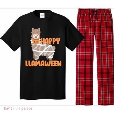 Happy Llamaween Llama Halloween Pajama Set