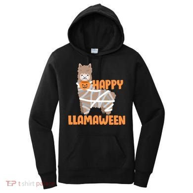 Happy Llamaween Llama Halloween Women's Hoodie