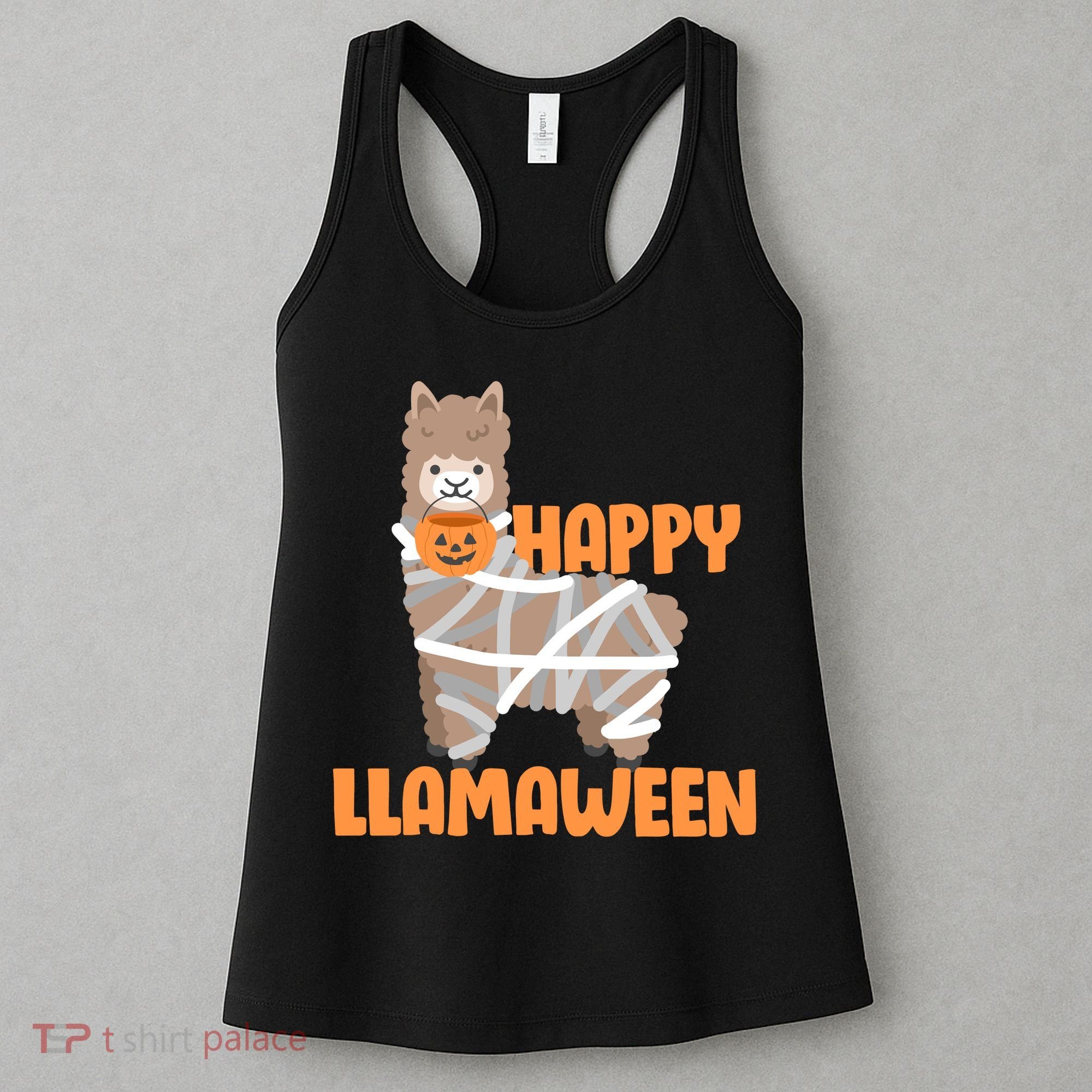 Happy Llamaween Llama Halloween Women's Tank Top