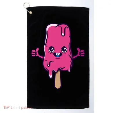 Happy Melting Popsicle Golf Towel