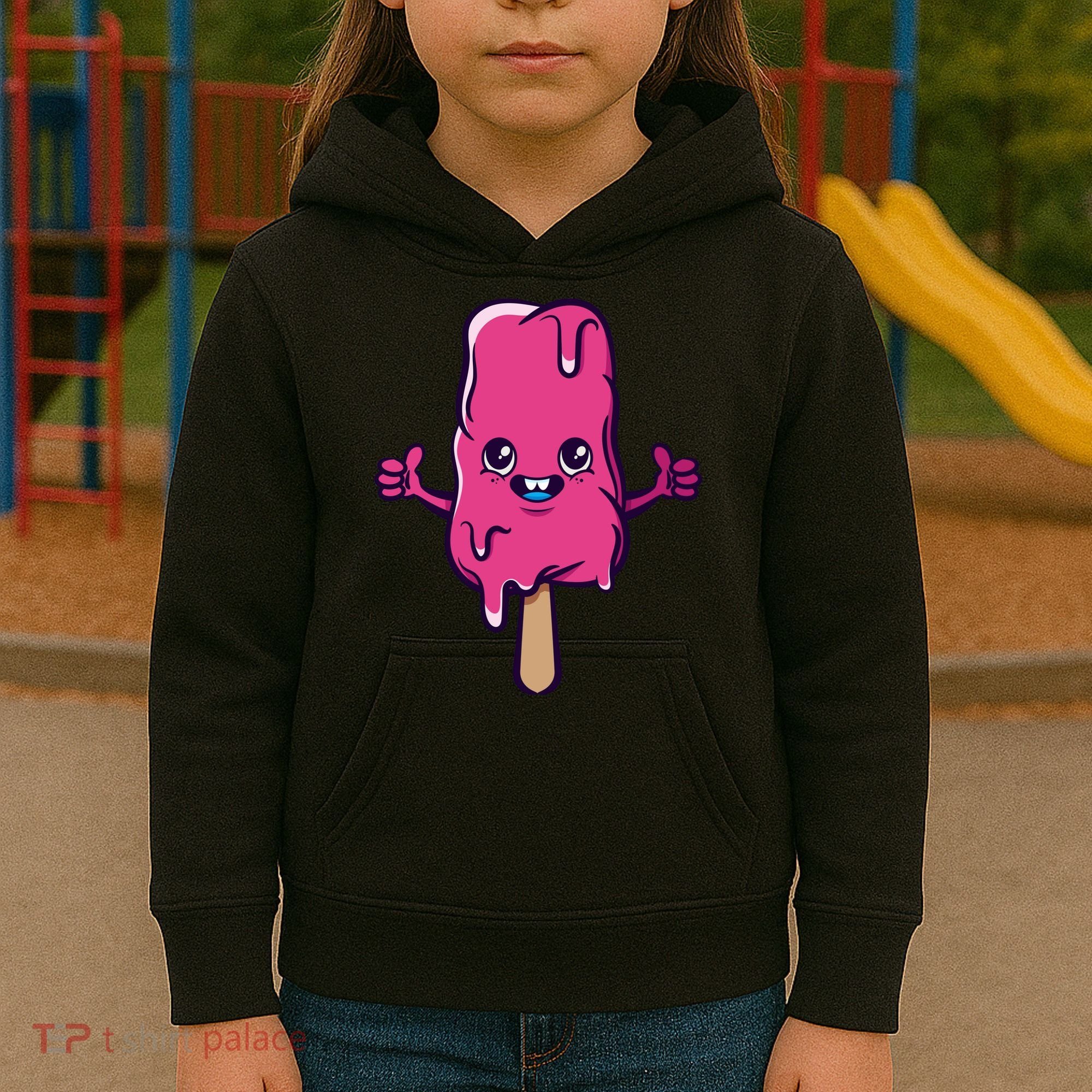 Happy Melting Popsicle Kids Hoodie
