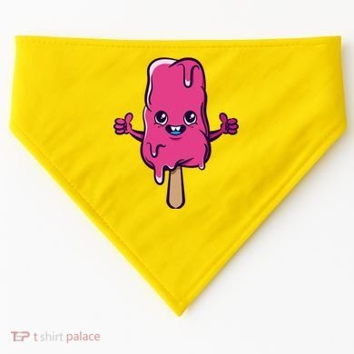 Happy Melting Popsicle USA-Made Doggie Bandana