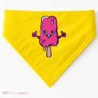 Happy Melting Popsicle USA-Made Doggie Bandana thumb 0