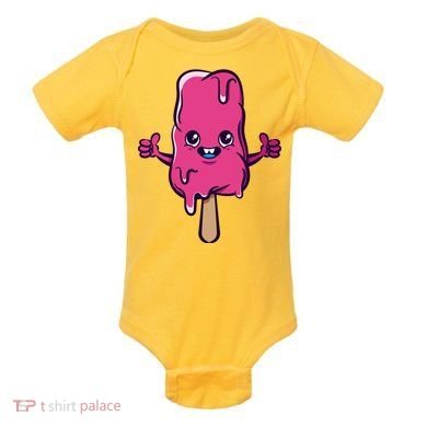 Happy Melting Popsicle Baby Bodysuit