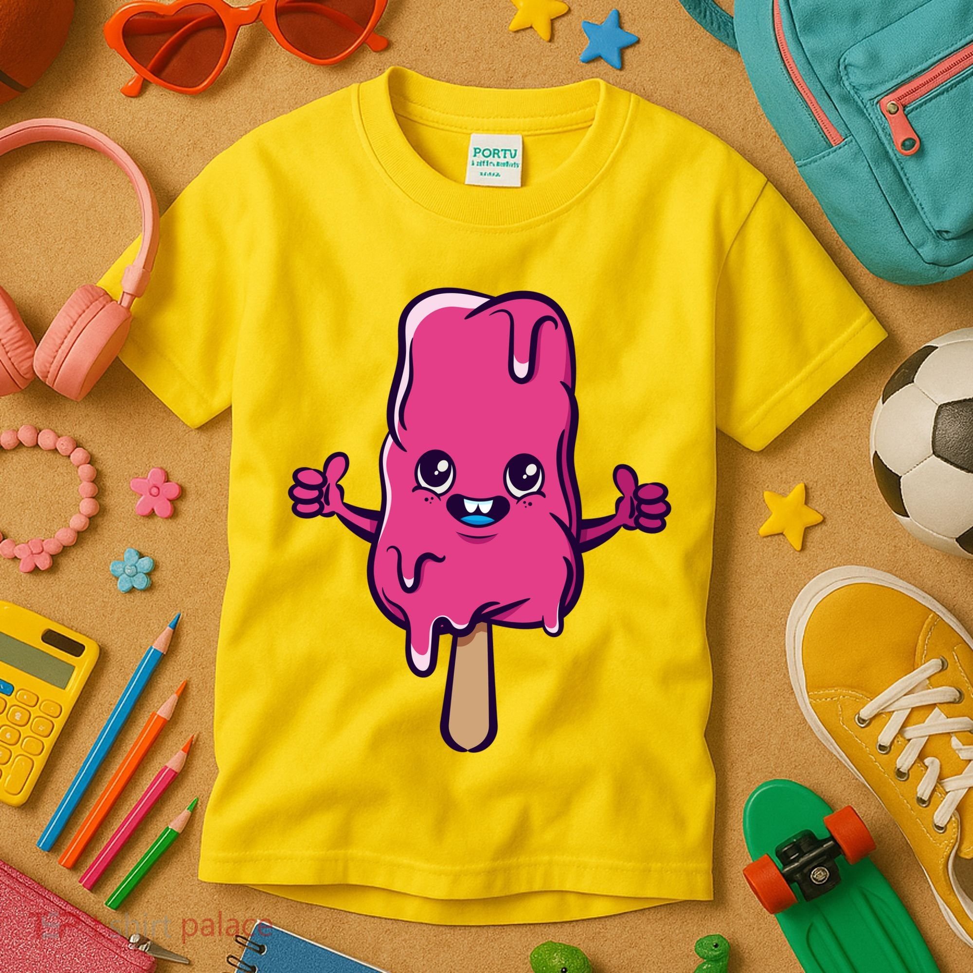Happy Melting Popsicle Kids T-Shirt