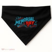Happy Memorial Day USA-Made Doggie Bandana thumb 0