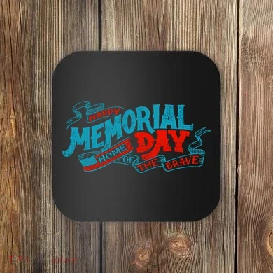 Happy Memorial Day Coaster