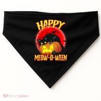 Happy Meow-O-Ween USA-Made Doggie Bandana thumb 0