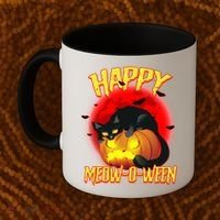 Happy Meow-O-Ween Coffee Mug thumb 2