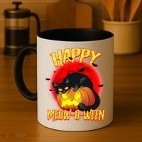 Happy Meow-O-Ween Coffee Mug thumb 4