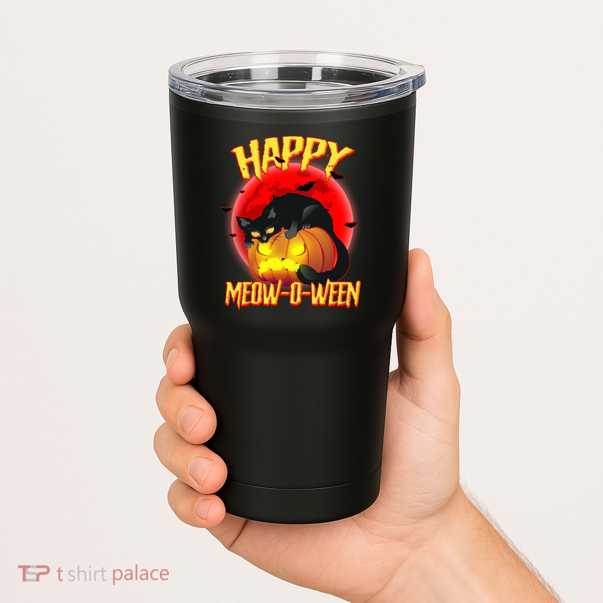 Happy Meow-O-Ween Tumbler