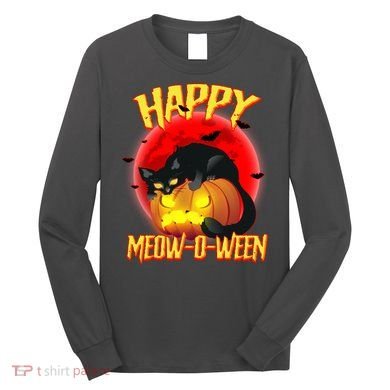 Happy Meow-O-Ween Long Sleeve Shirt