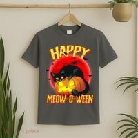 Happy Meow-O-Ween T-Shirt thumb 2