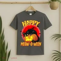 Happy Meow-O-Ween T-Shirt thumb 2