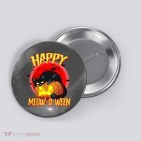 Happy Meow-O-Ween Button thumb 0
