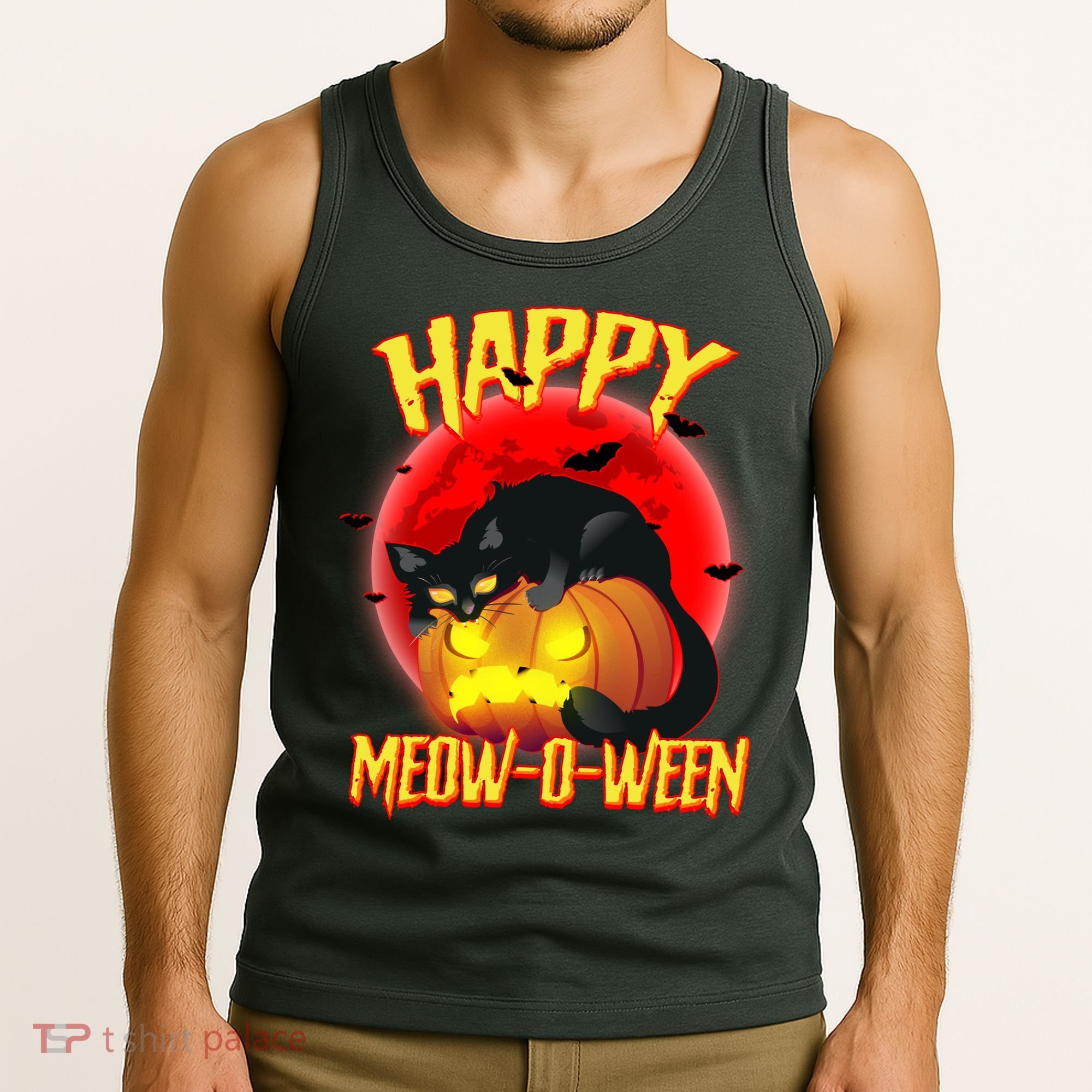 Happy Meow-O-Ween Tank Top