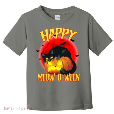 Happy Meow-O-Ween Toddler T-Shirt