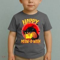 Happy Meow-O-Ween Toddler T-Shirt thumb 2