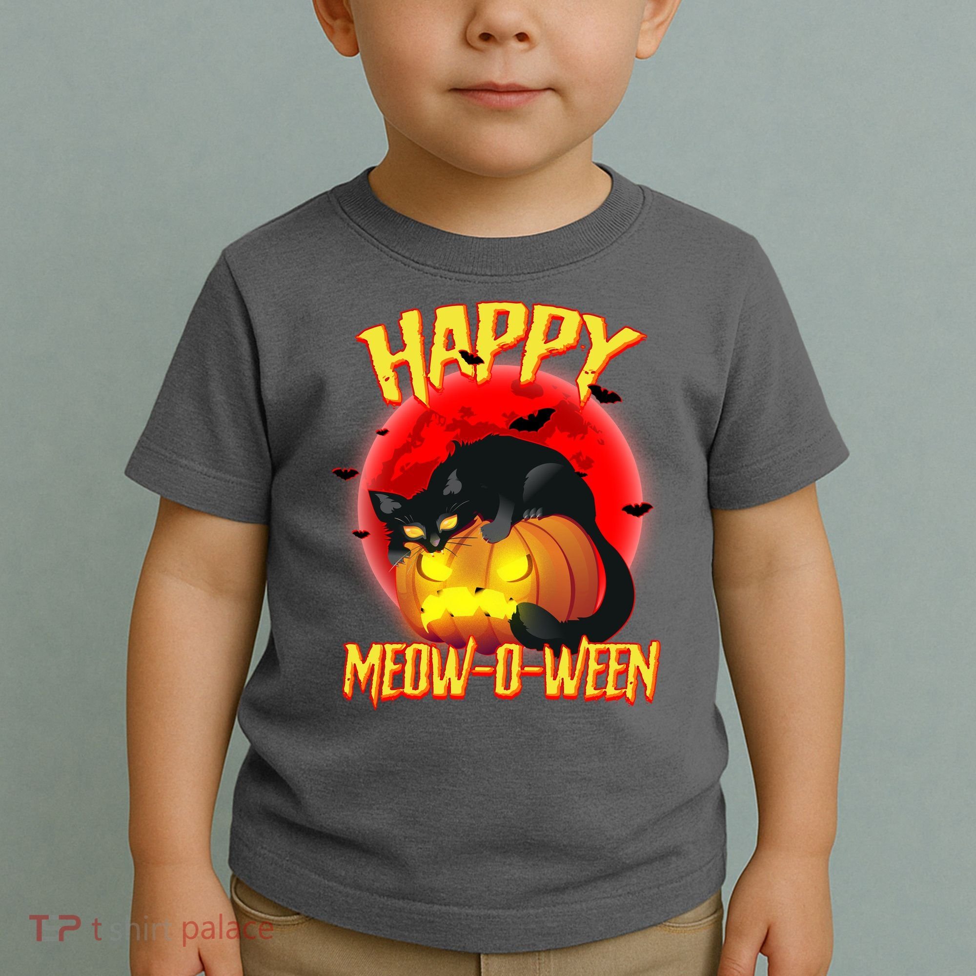 Happy Meow-O-Ween Toddler T-Shirt