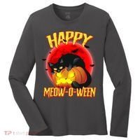 Happy Meow-O-Ween Women's Long Sleeve Shirt thumb 0