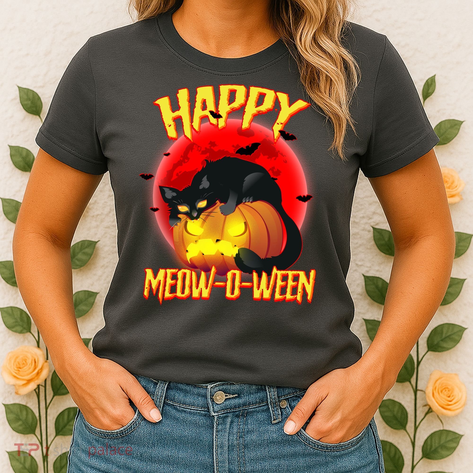 Happy Meow-O-Ween Women's T-Shirt