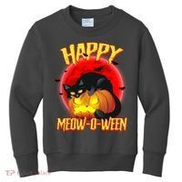 Happy Meow-O-Ween Kids Sweatshirt thumb 0