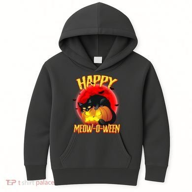 Happy Meow-O-Ween Kids Hoodie