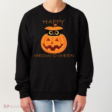 Happy Meow-O-Ween Halloween Women's Sweatshirt