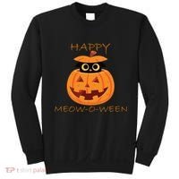 Happy Meow-O-Ween Halloween Sweatshirt thumb 0