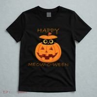 Happy Meow-O-Ween Halloween T-Shirt thumb 5