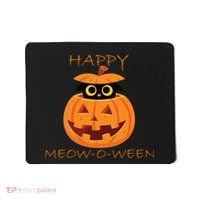 Happy Meow-O-Ween Halloween Mousepad thumb 0