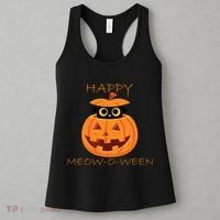 Happy Meow-O-Ween Halloween Women's Tank Top thumb 3