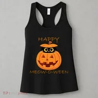 Happy Meow-O-Ween Halloween Women's Tank Top thumb 3
