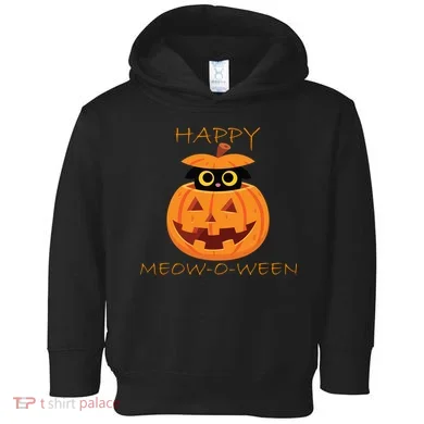 Happy Meow-O-Ween Halloween Toddler Hoodie