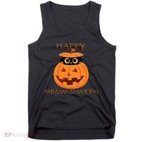 Happy Meow-O-Ween Halloween Tank Top thumb 0