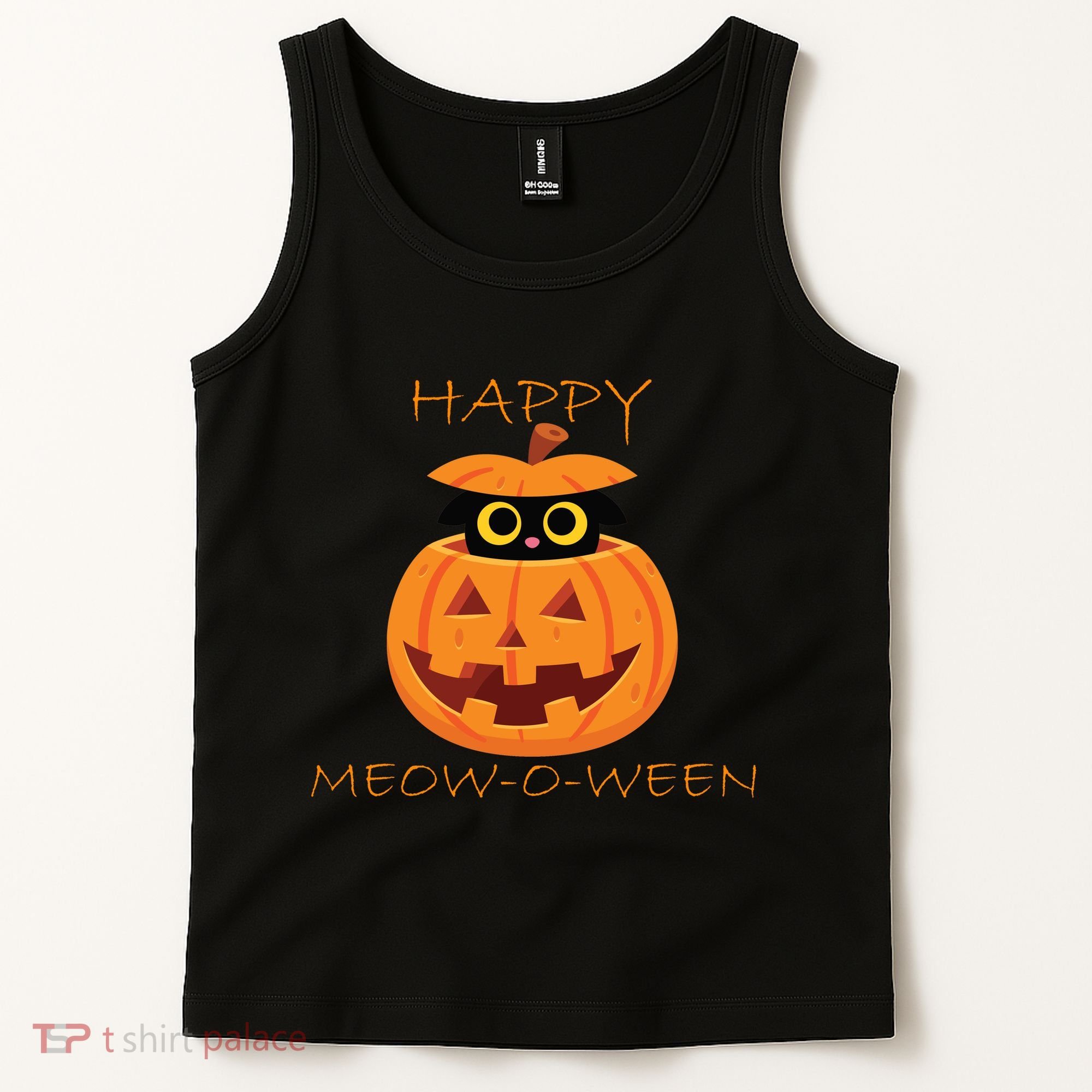 Happy Meow-O-Ween Halloween Tank Top