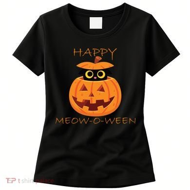 Happy Meow-O-Ween Halloween Women's T-Shirt