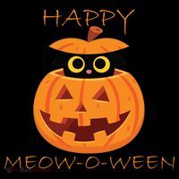 Happy Meow-O-Ween Halloween Women's T-Shirt thumb 6