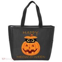 Happy Meow-O-Ween Halloween Tote Bag thumb 0