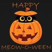 Happy Meow-O-Ween Halloween Tote Bag thumb 4