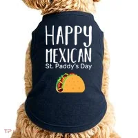 Happy Mexican St. Paddy's Day Doggie Tank thumb 0