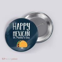 Happy Mexican St. Paddy's Day Button thumb 0