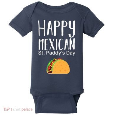 Happy Mexican St. Paddy's Day Baby Bodysuit