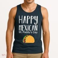 Happy Mexican St. Paddy's Day Tank Top thumb 3