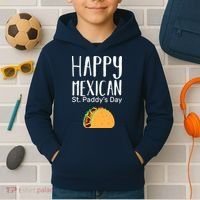 Happy Mexican St. Paddy's Day Kids Hoodie thumb 2